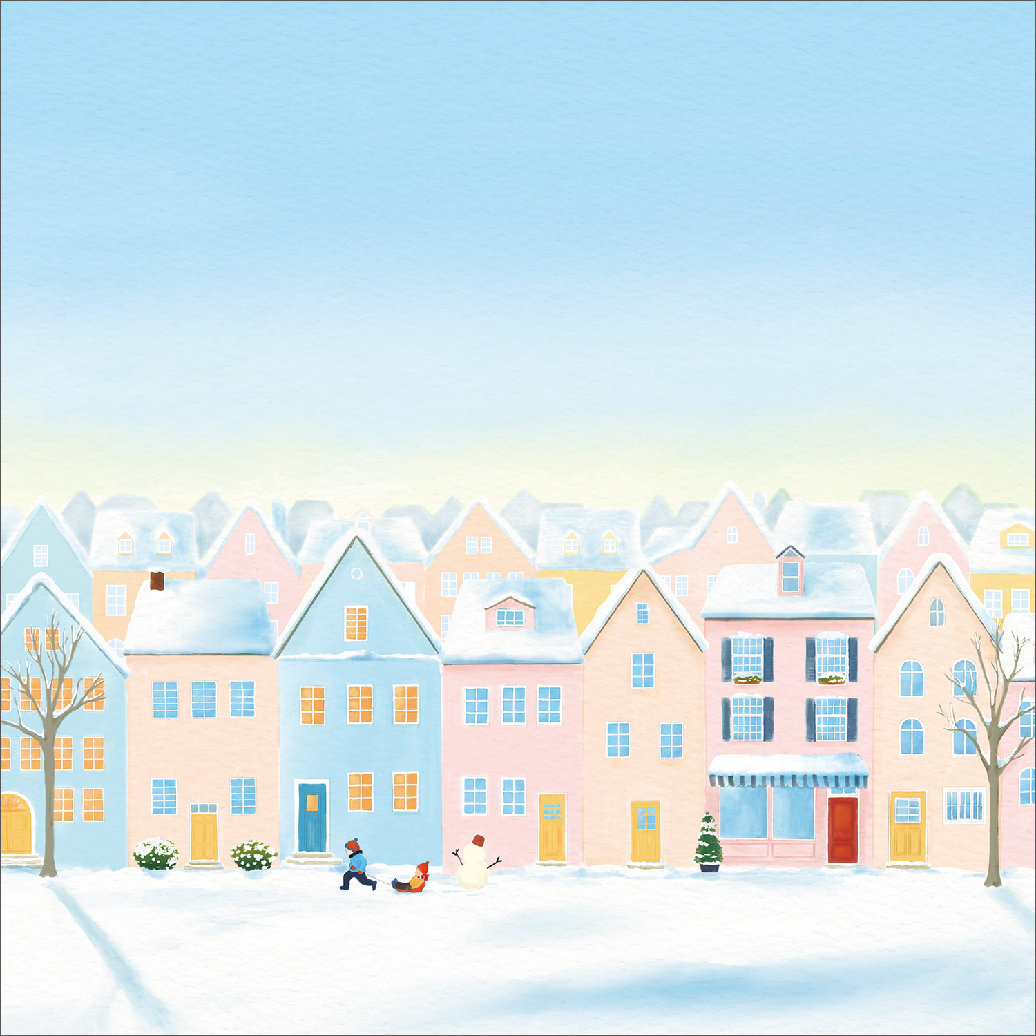 ホワイトタウン(朝/夜)